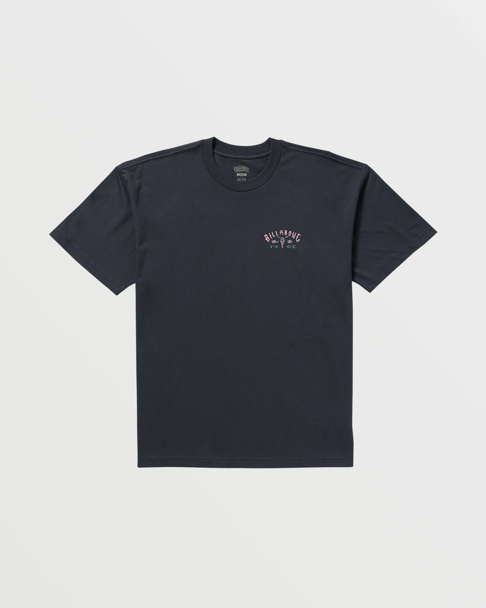 Raging Bull Regular Tee - Washed Black Billabong