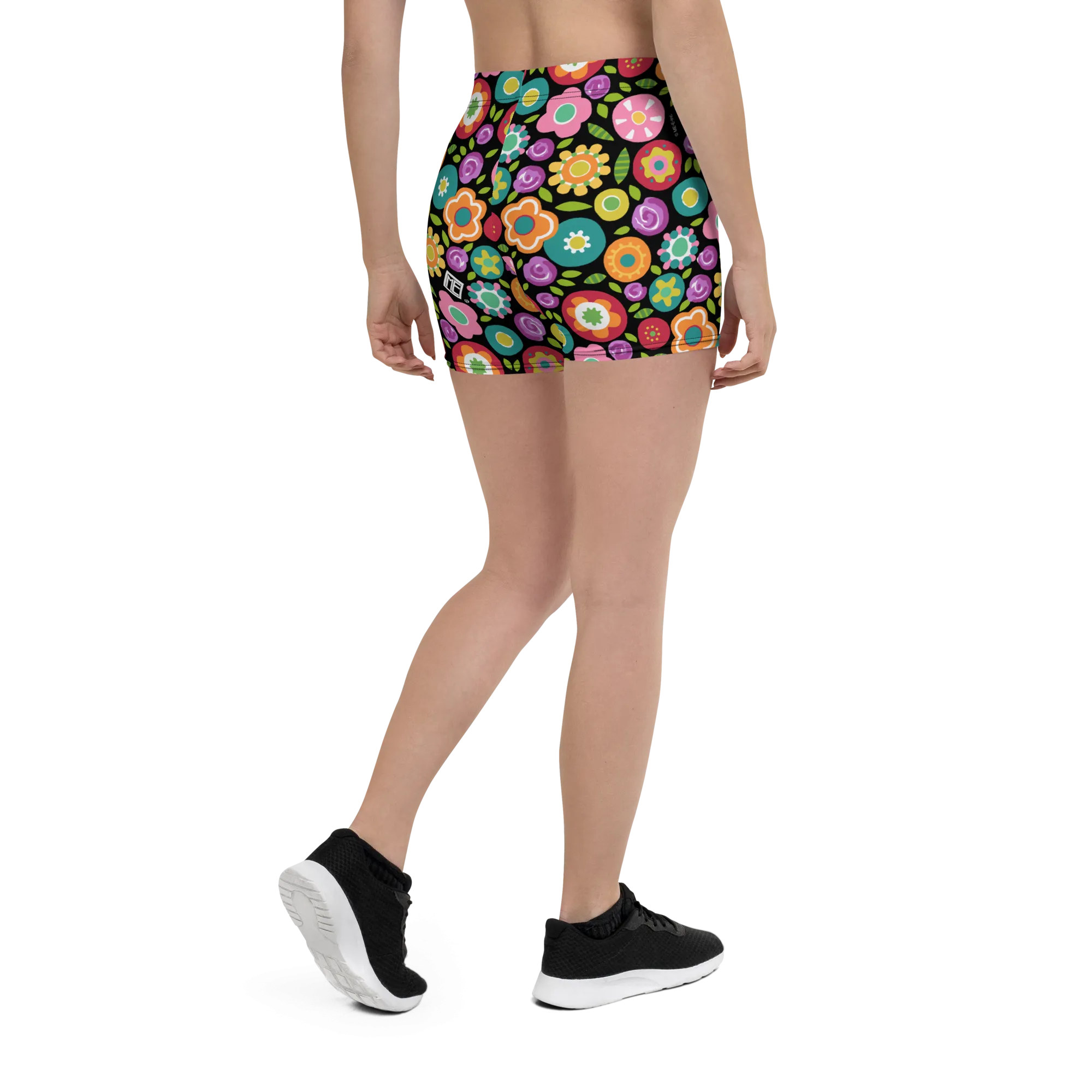 Rainbow Floral Shorts