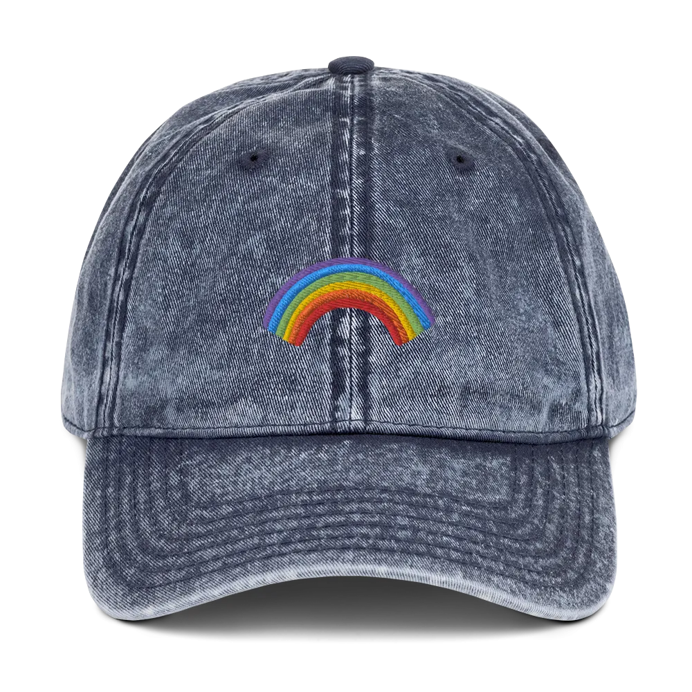Rainbow Vintage Hat