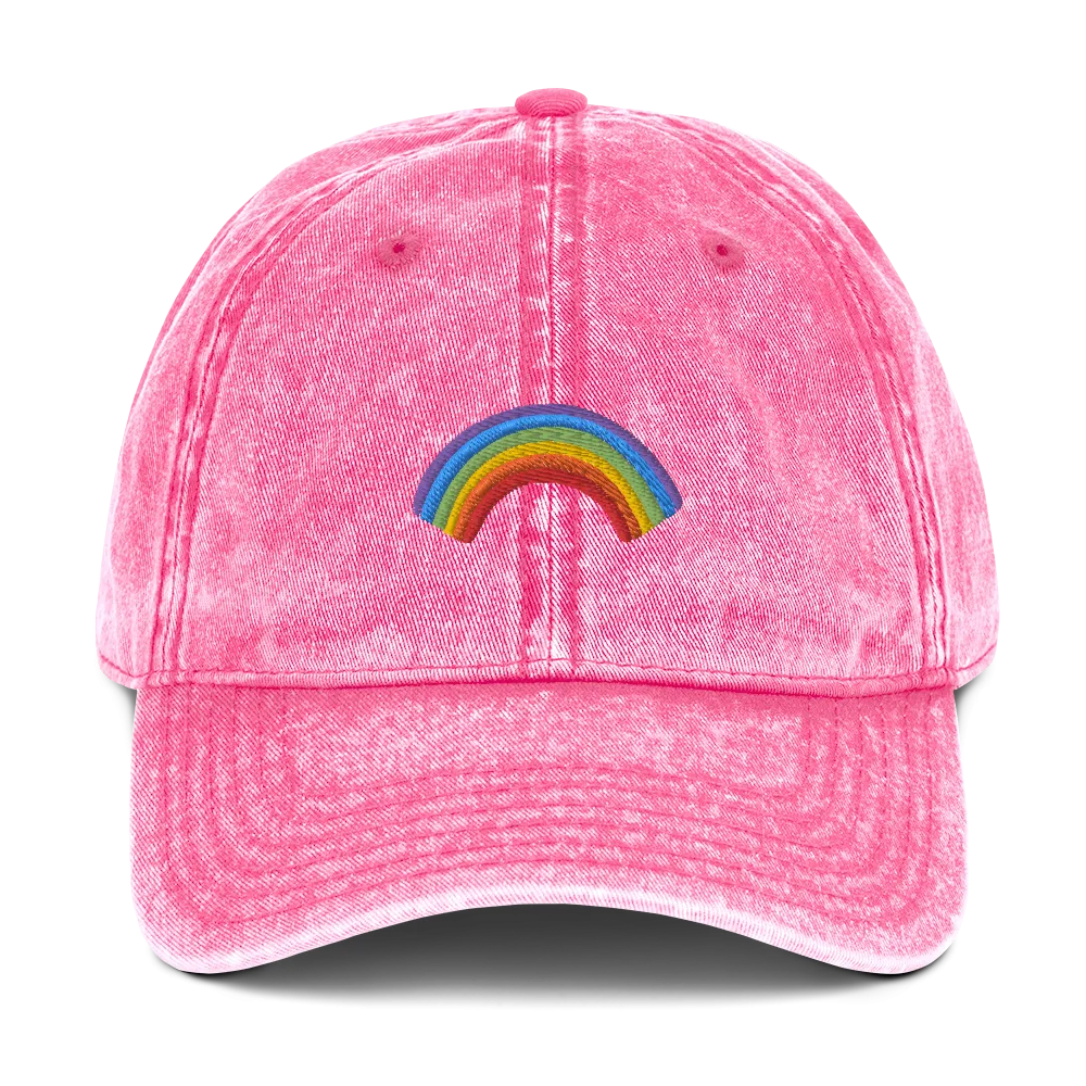 Rainbow Vintage Hat