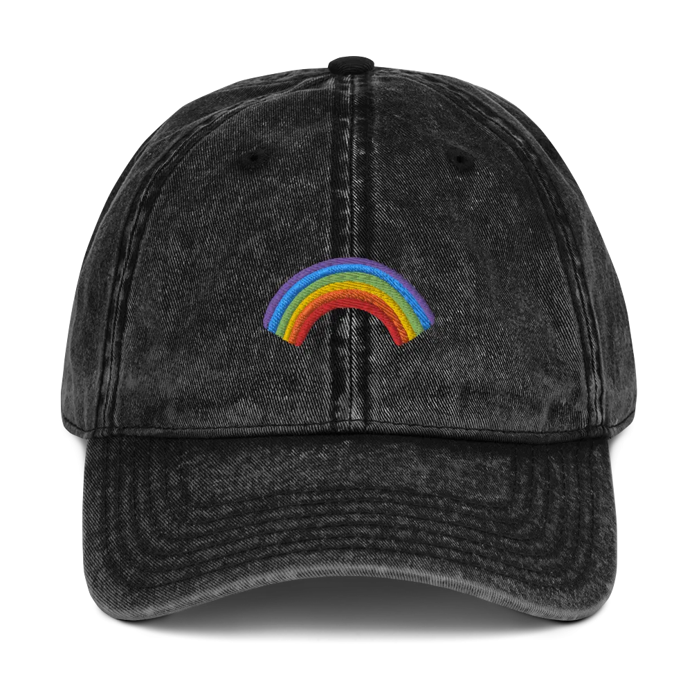 Rainbow Vintage Hat