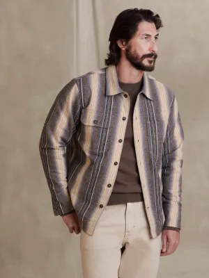 Ramone Stripe Over Shirt Banana Republic