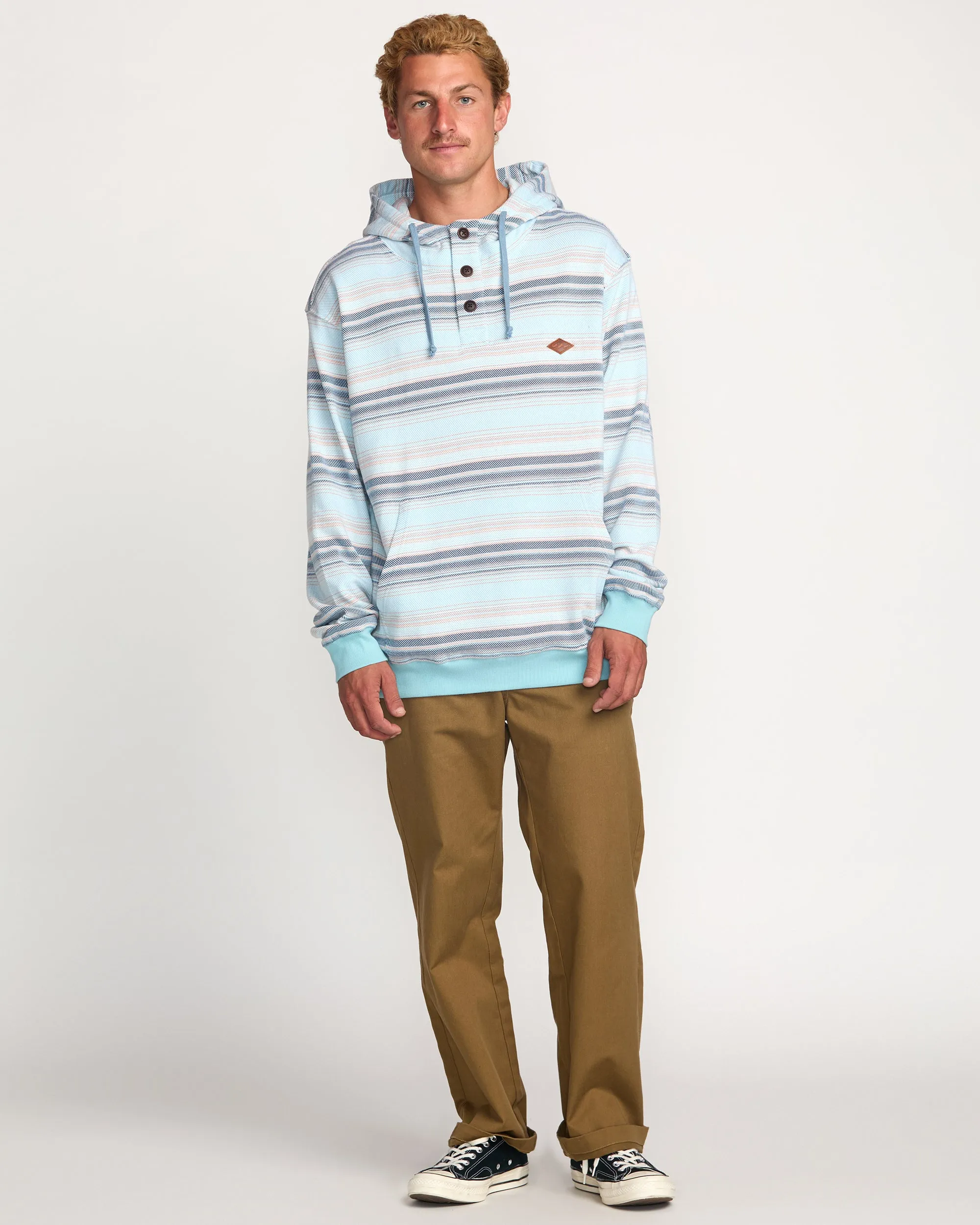 Rancho Pullover Sweatshirt - Ash Blue Billabong