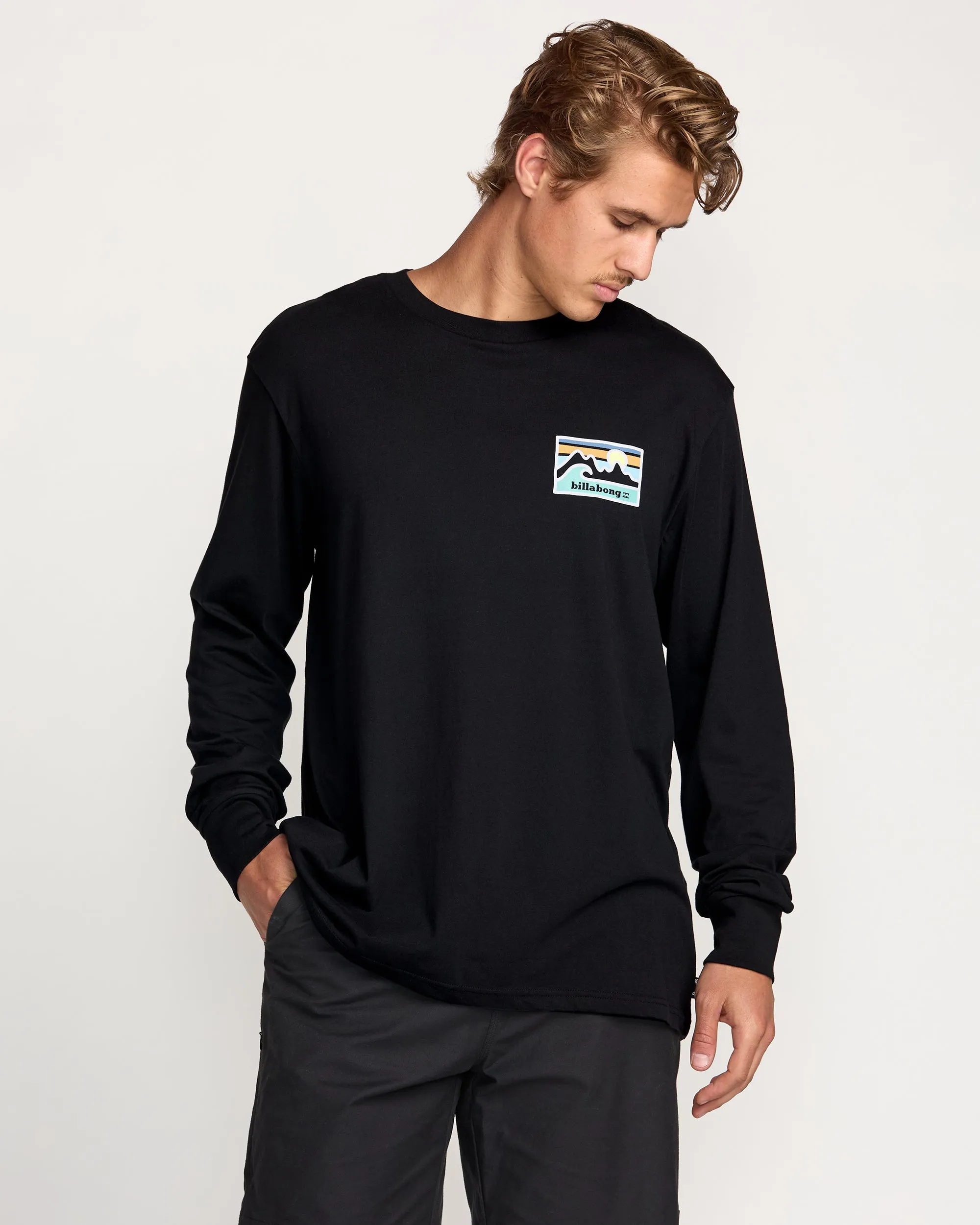 Range A/Div Long Sleeve Tee - Black Billabong