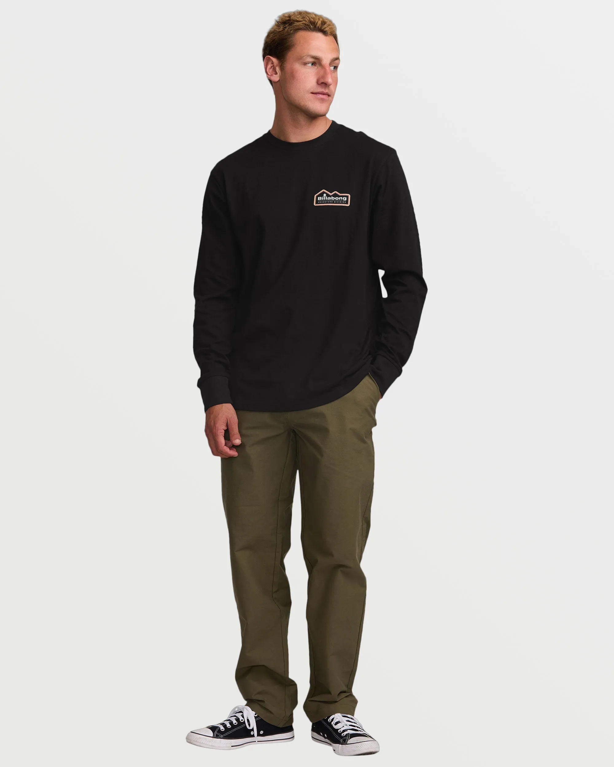 Range A/Div Long Sleeve Tee - Black Billabong