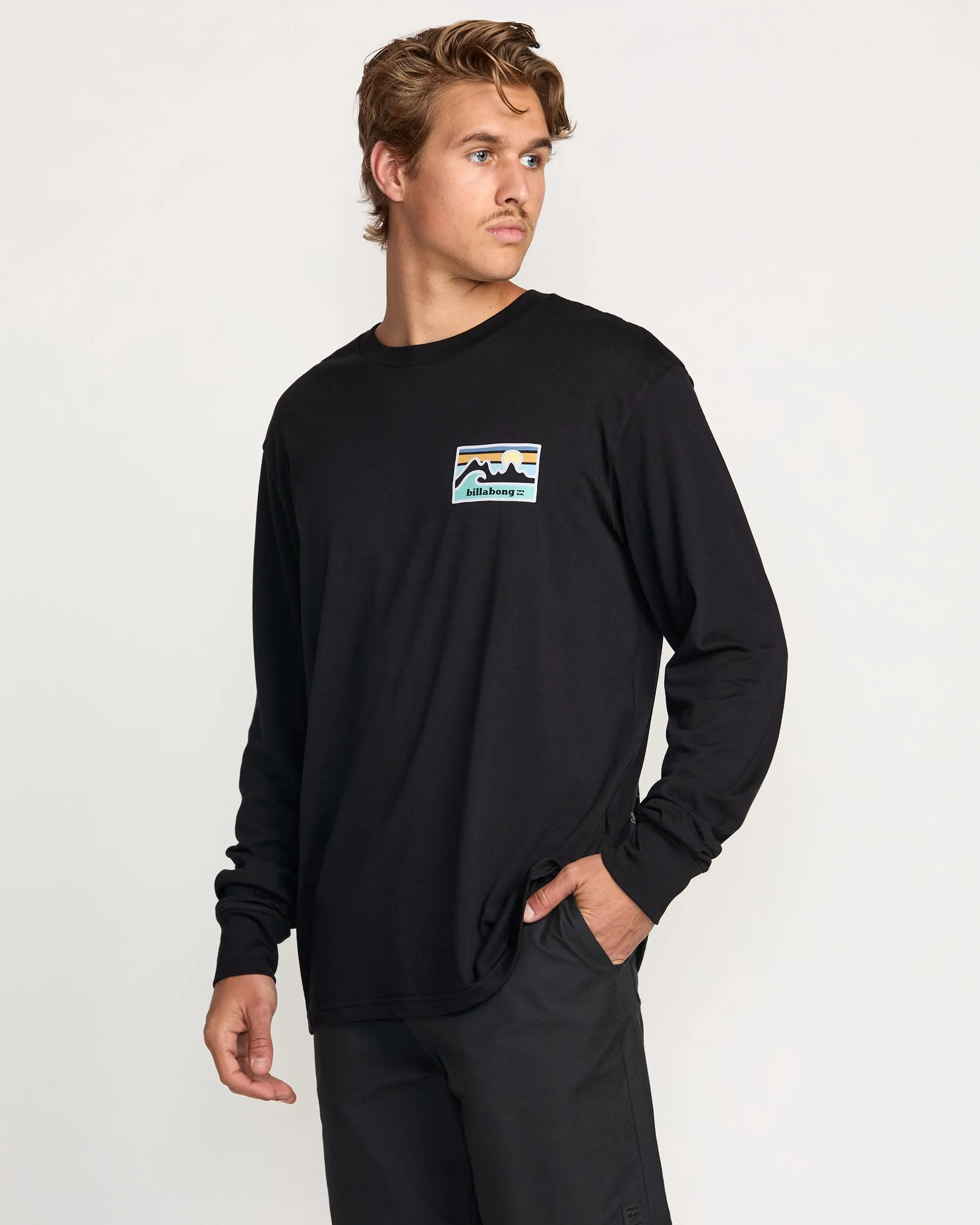 Range A/Div Long Sleeve Tee - Black Billabong