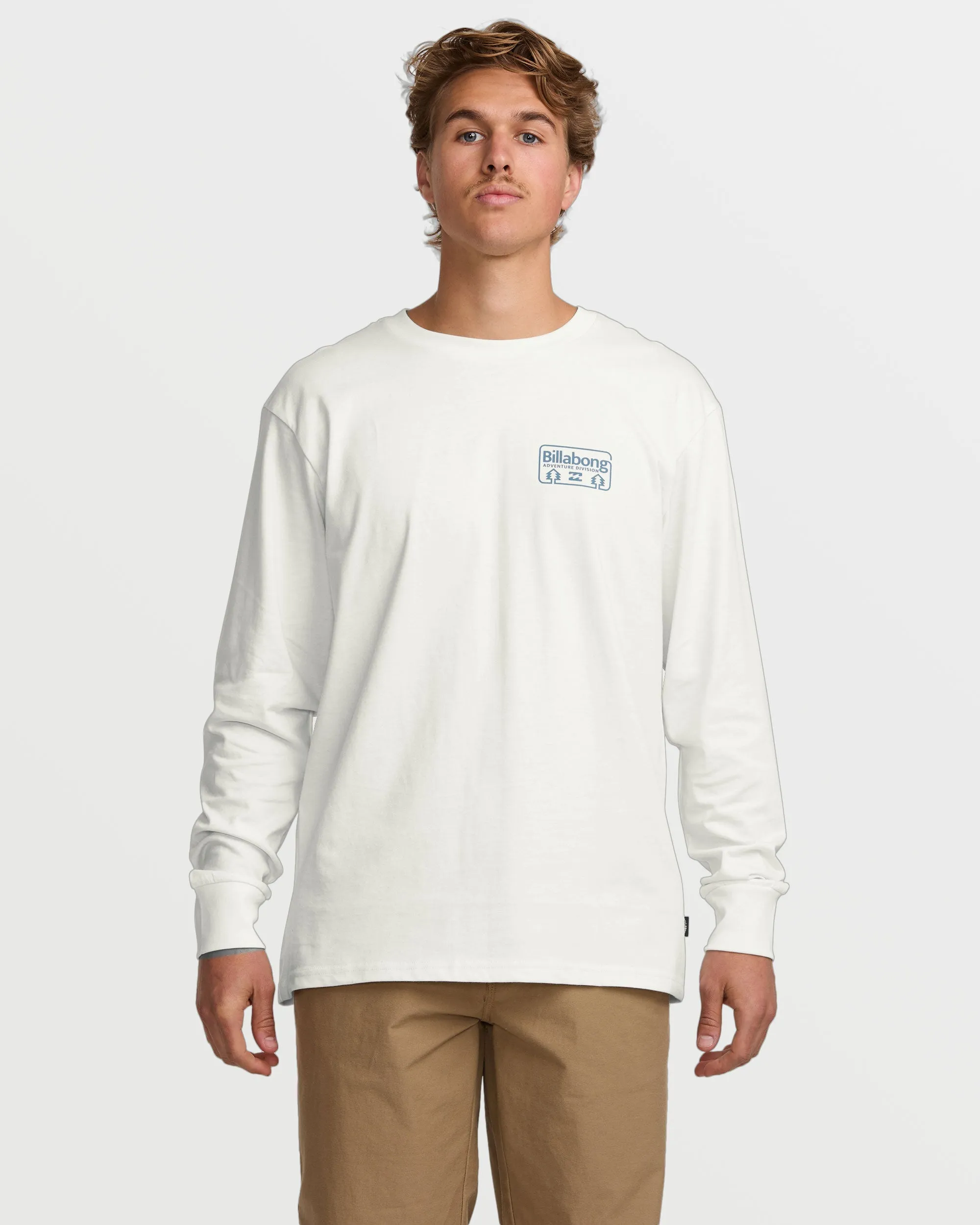 Range A/Div Long Sleeve Tee - Off White Billabong