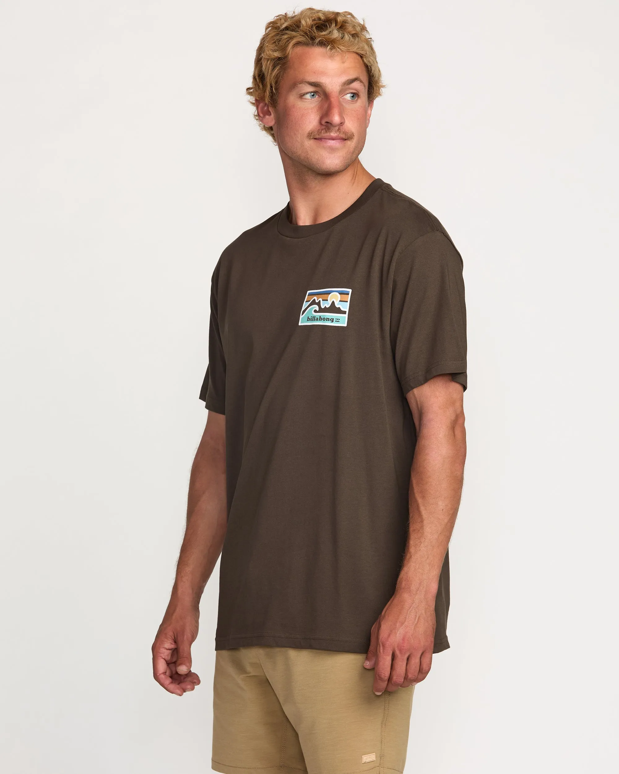 Range A/Div Tee - Chocolate Billabong