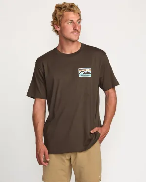Range A/Div Tee - Chocolate Billabong