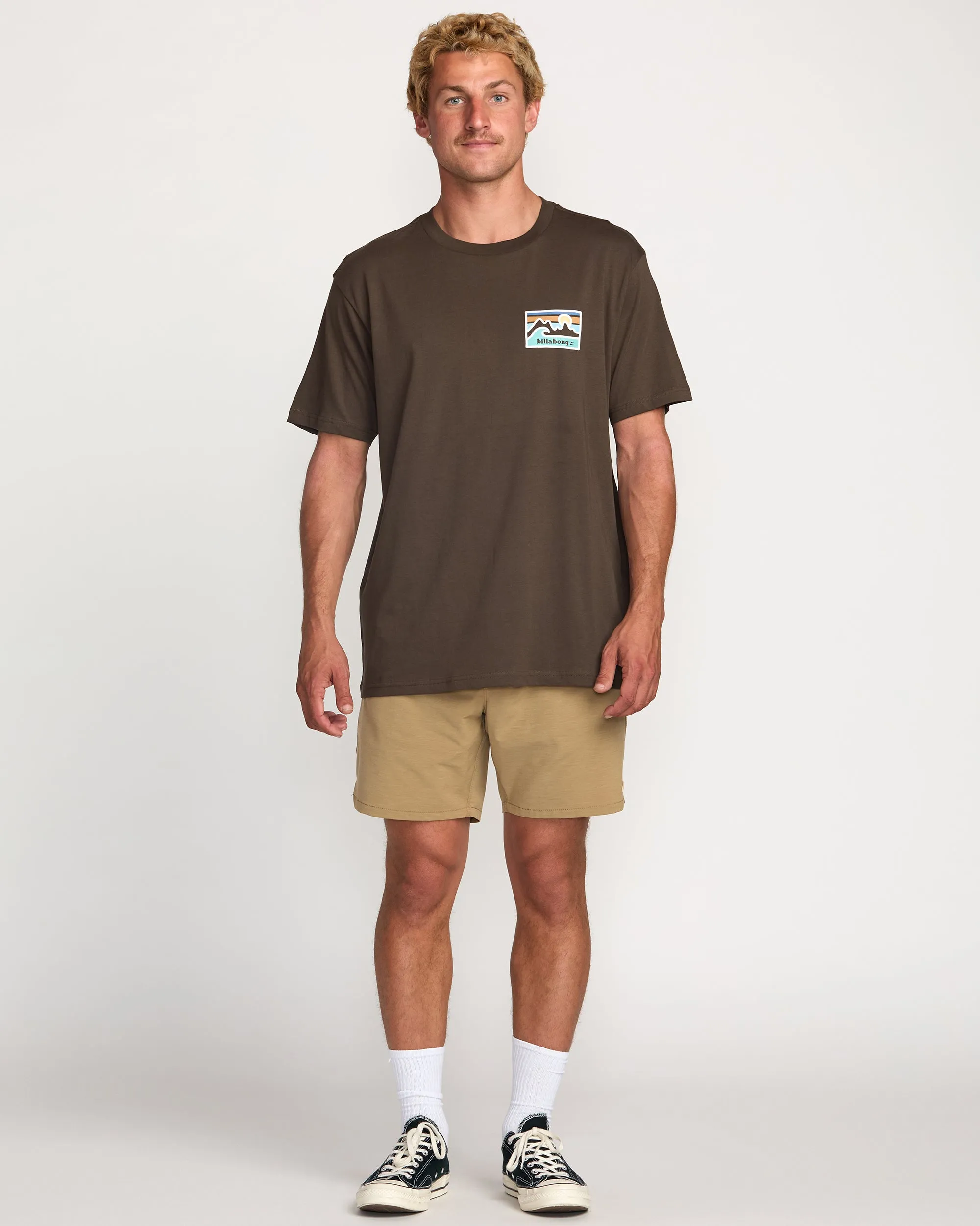 Range A/Div Tee - Chocolate Billabong