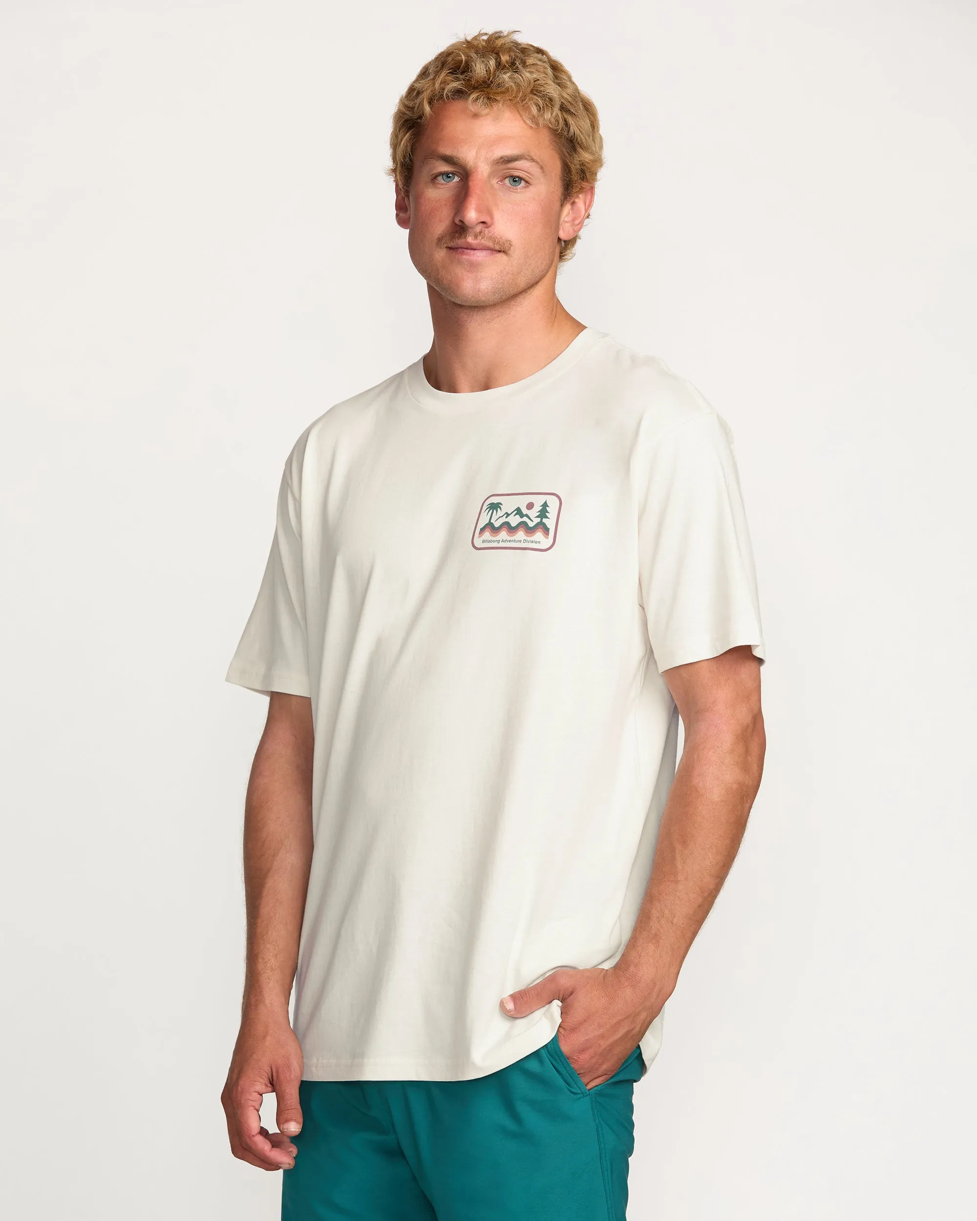 Range A/Div Tee - Off White Billabong