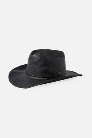 Range Straw Cowboy Hat - Black Brixton