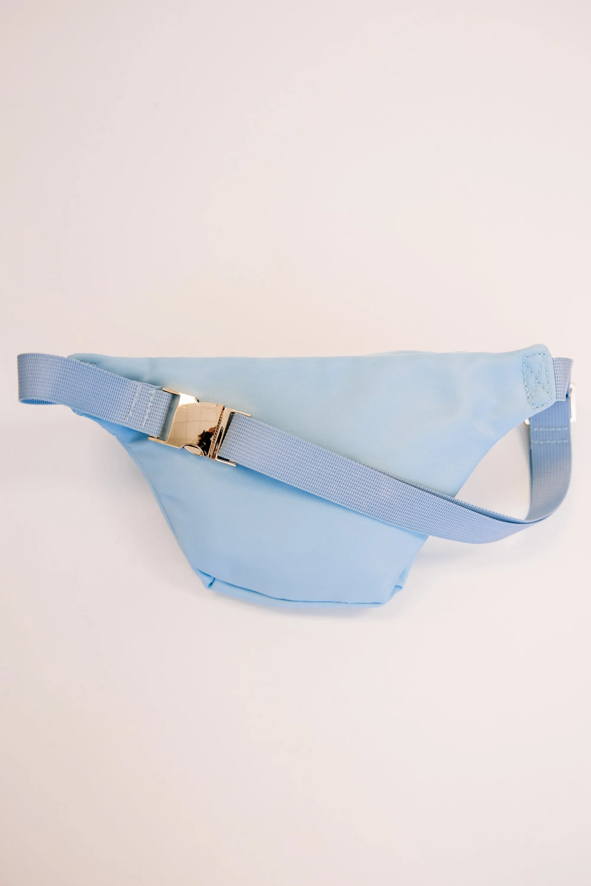 Ready For Action Light Blue Varsity Fanny Pack