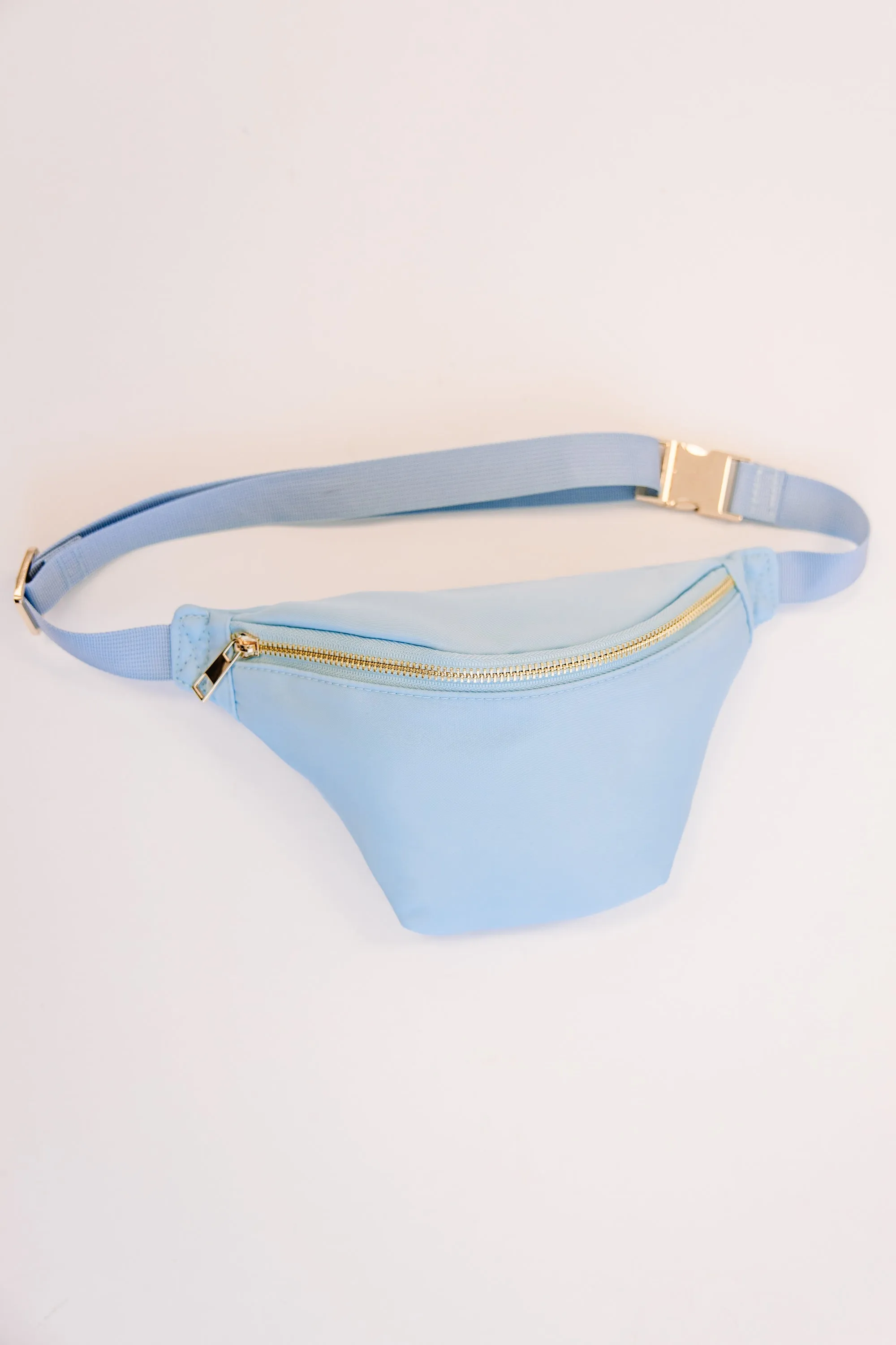 Ready For Action Light Blue Varsity Fanny Pack