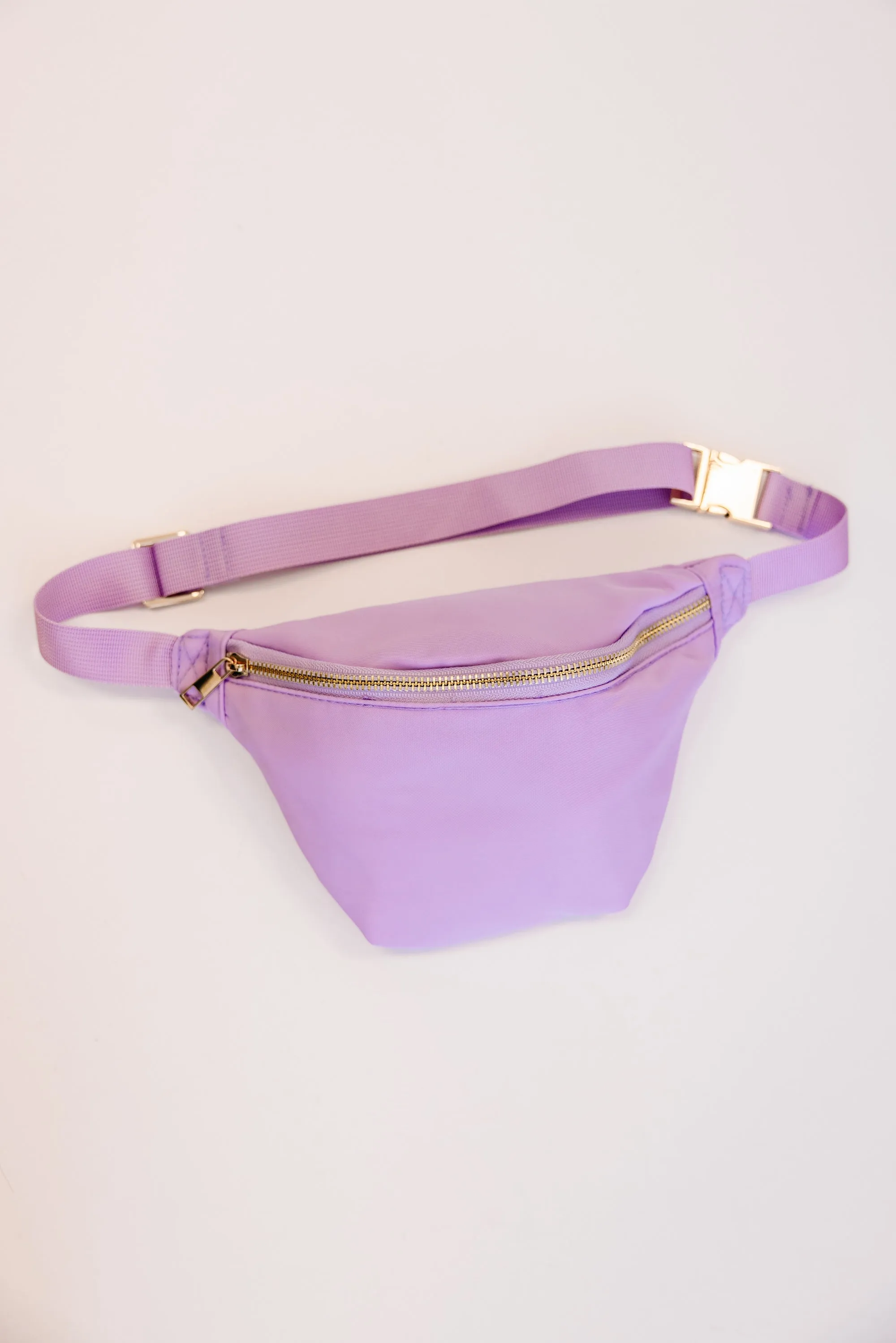 Ready For Action Lilac Varsity Fanny Pack