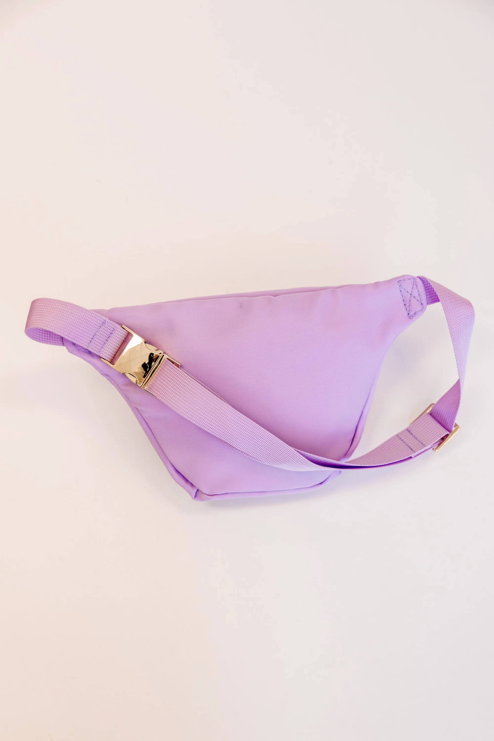 Ready For Action Lilac Varsity Fanny Pack