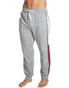 Red & White Bar Stripe Sweatpant