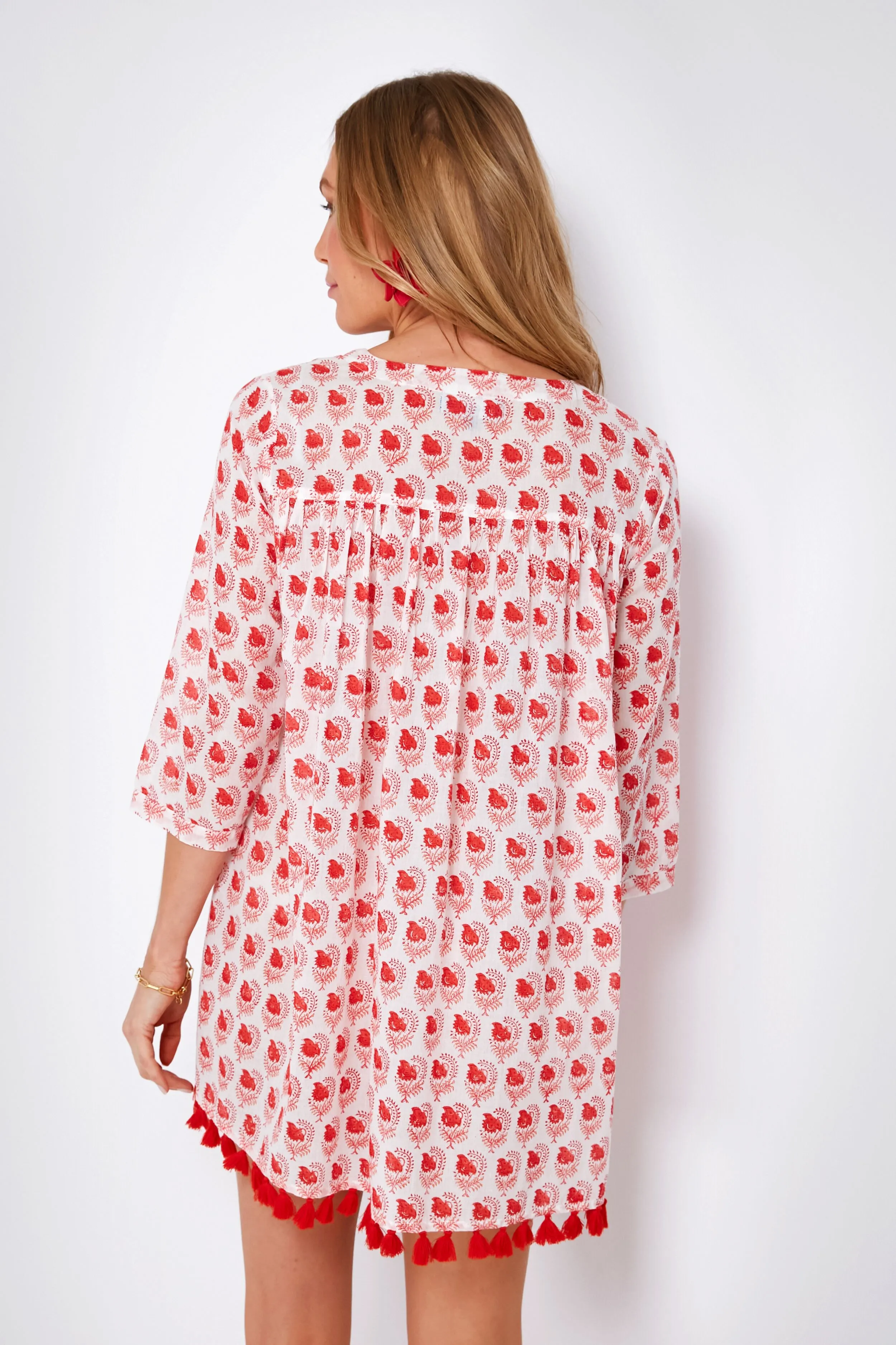 Red Caitlin Seychelles Tunic