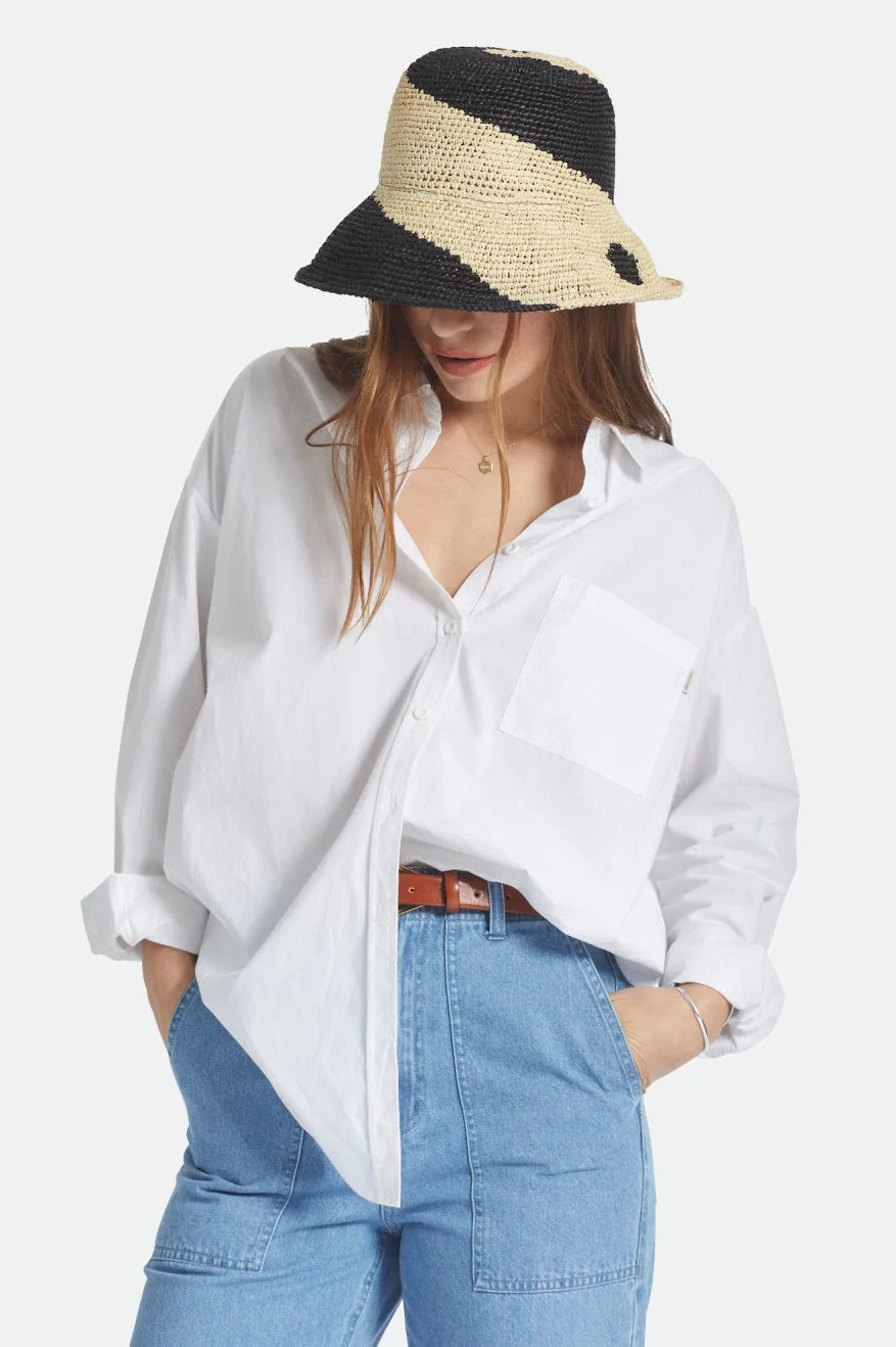 Redding Bucket Hat - Whitecap/Black Brixton