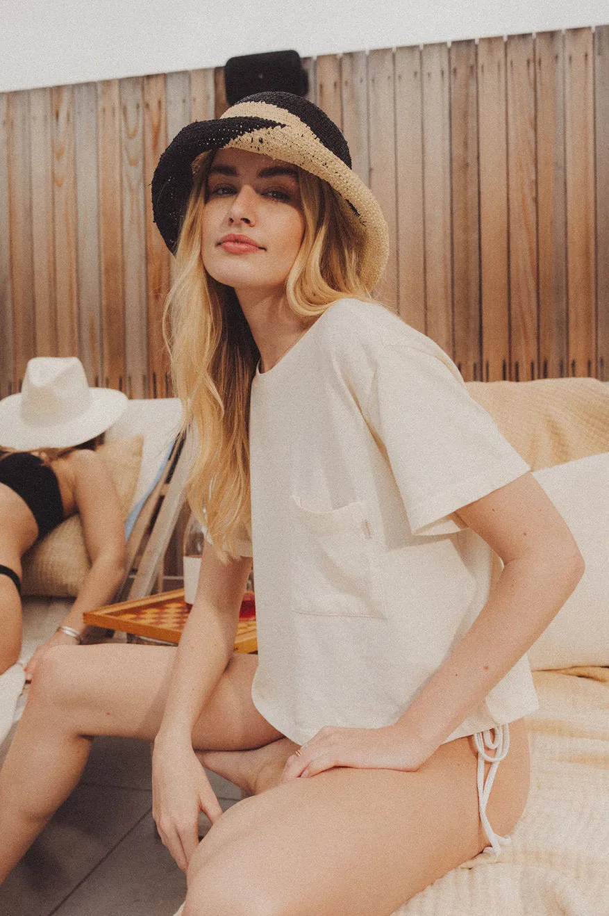 Redding Bucket Hat - Whitecap/Black Brixton