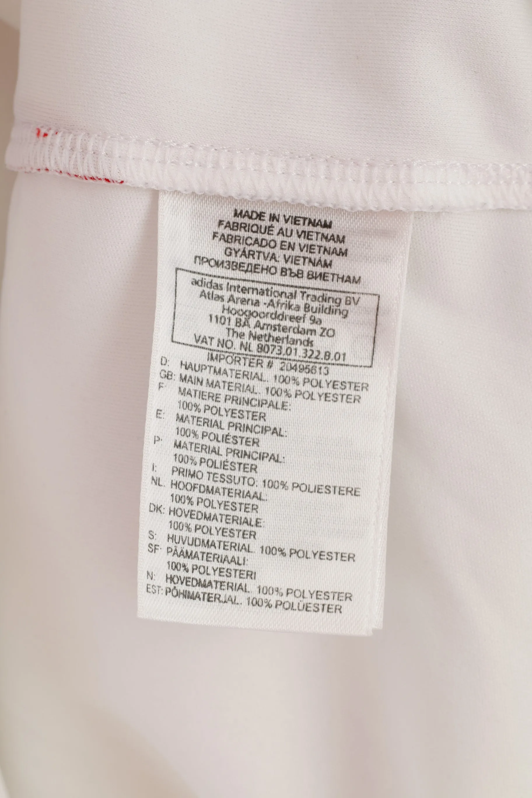 Reebok Men M Shirt Longsleeve Training Sportswear Polyester White Rewe Vintage Top