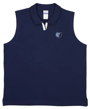 Reebok Women's NBA 4 Her Memphis Grizzlies Sleeveless Johnny Collar Polo Shirt