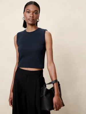 Refined Crop Tank Banana Republic