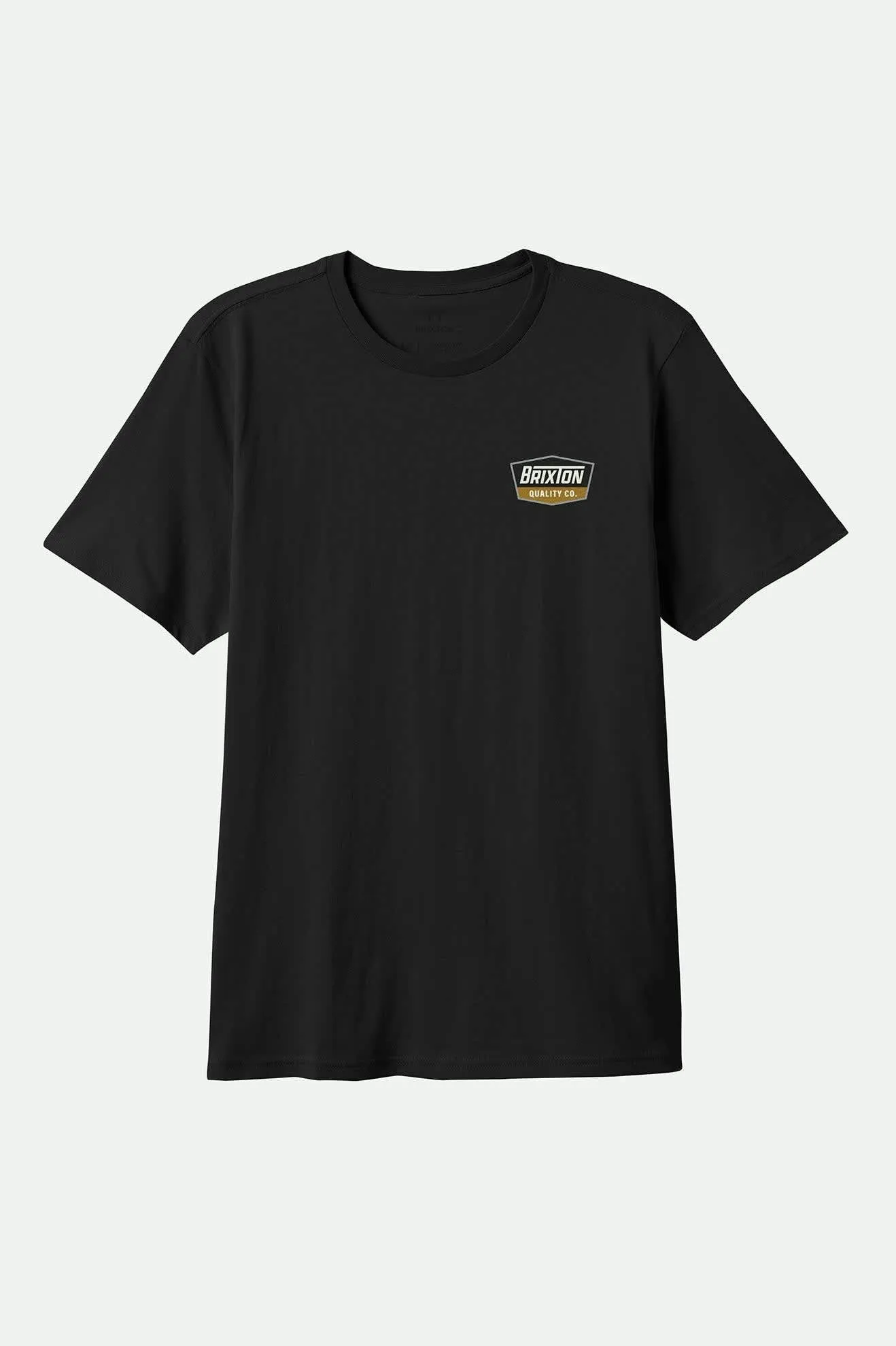 Regal S/S Standard T-Shirt - Black/Off White/Metal Bronze Brixton