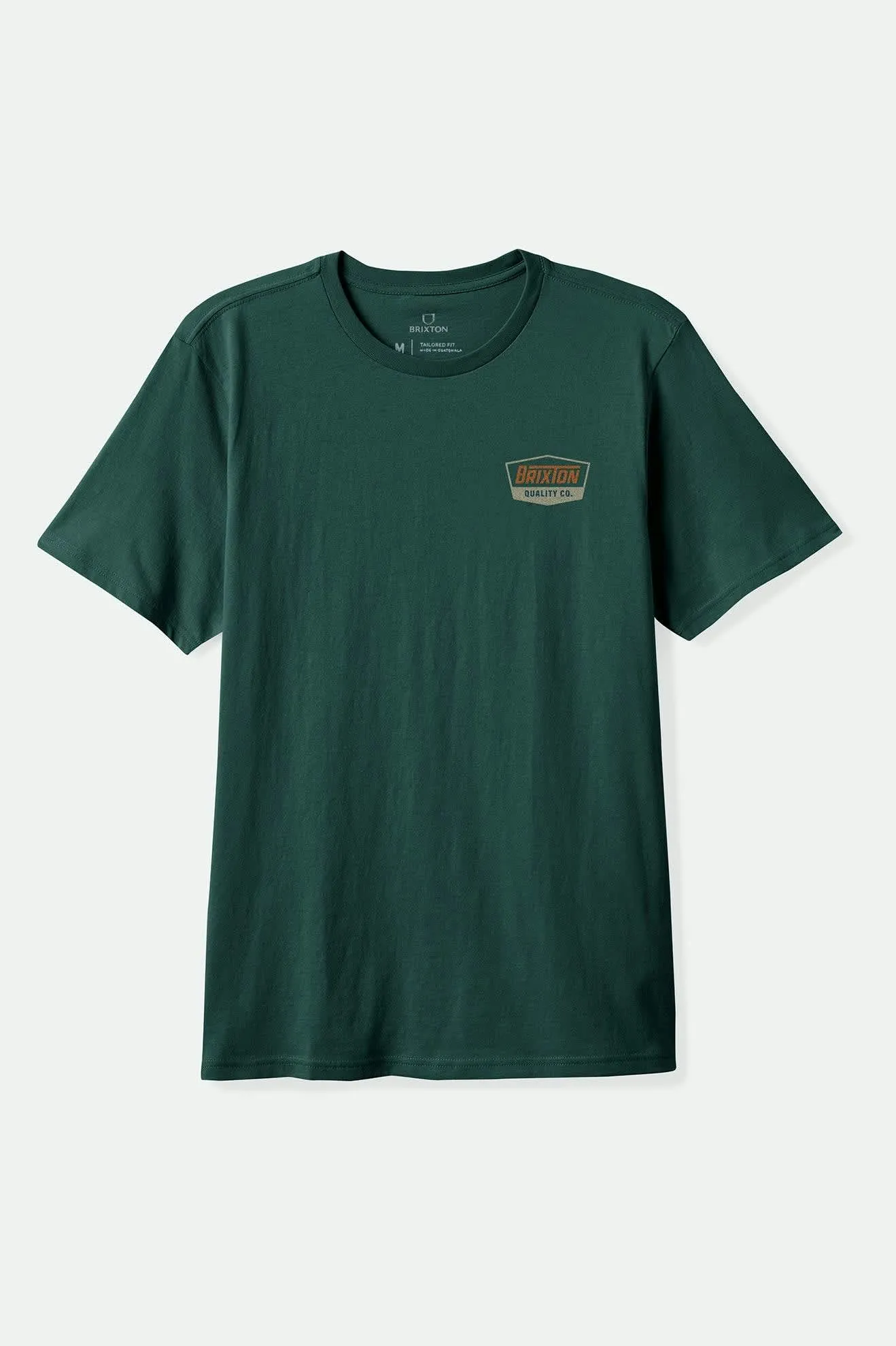 Regal S/S Standard T-Shirt - Deep Emerald/Rust/Sand Brixton