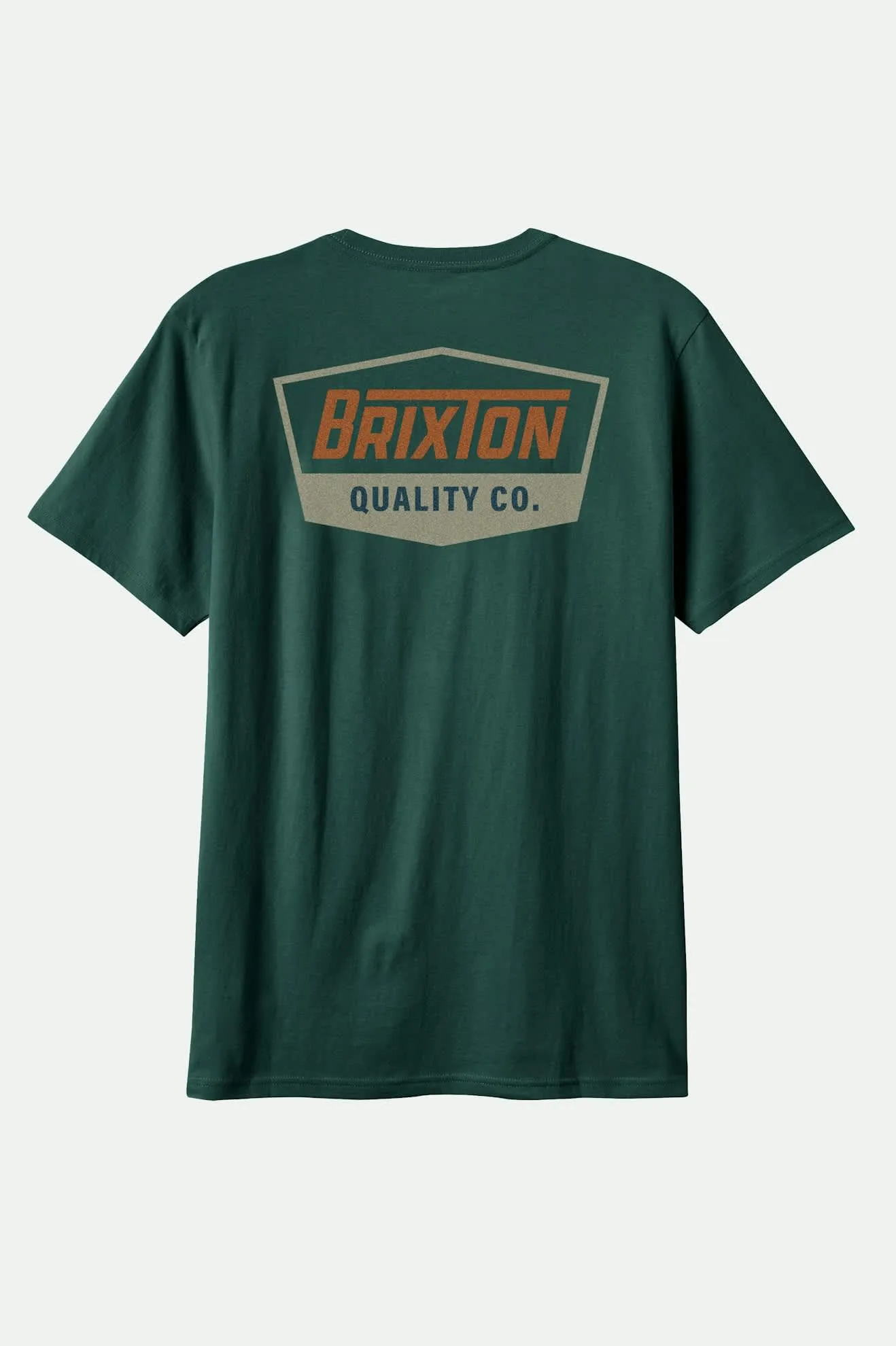 Regal S/S Standard T-Shirt - Deep Emerald/Rust/Sand Brixton
