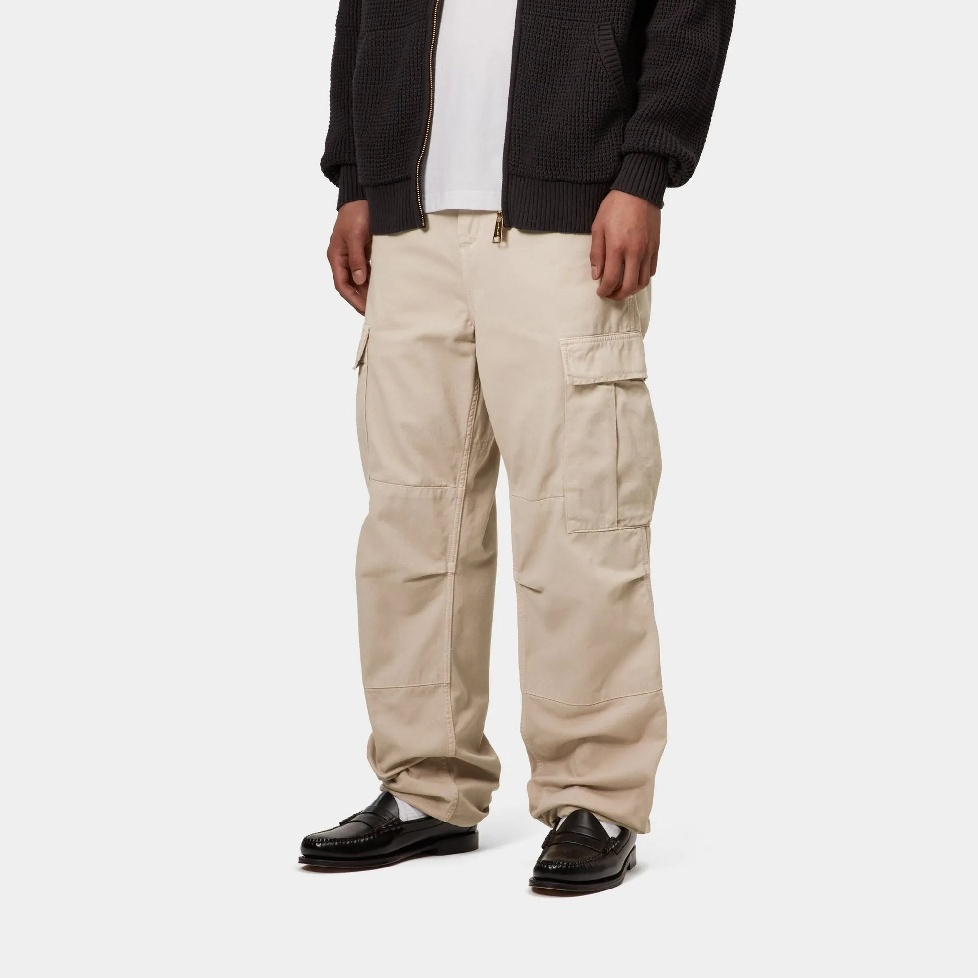 Regular Cargo Pant - Garment Dyed Twill | Fleur De Sel Carhartt WIP
