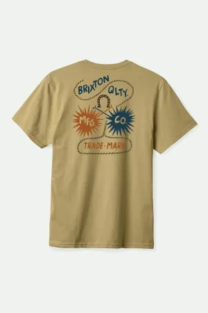 Remo S/S Tailored T-Shirt - Khaki Brixton