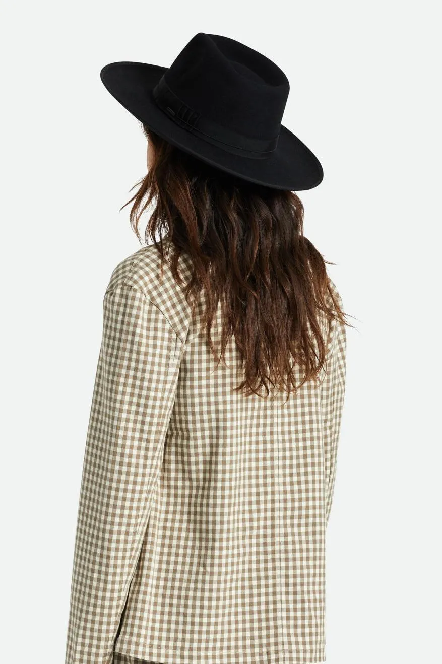 Reno Fedora - Black/Black Brixton