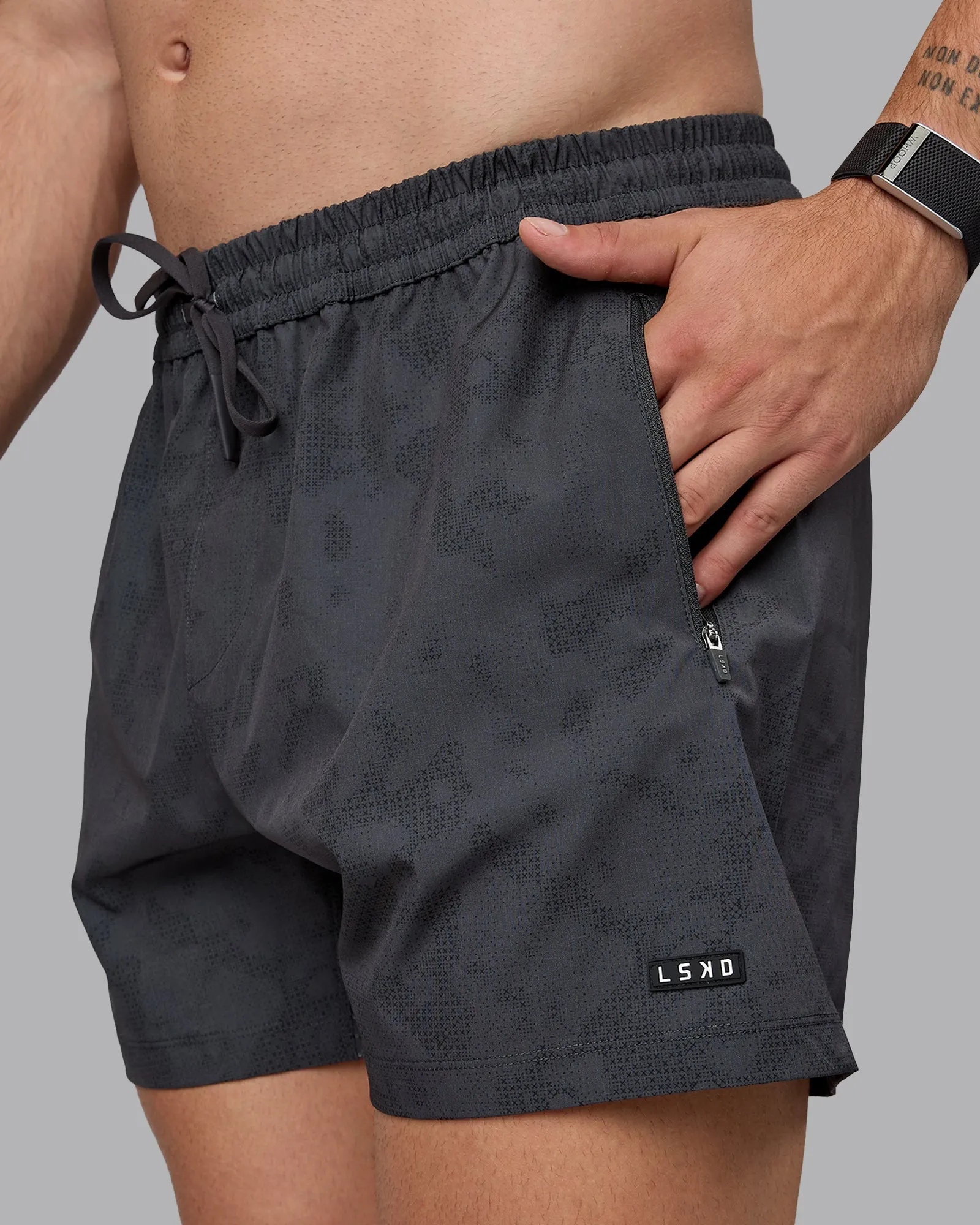 Rep 5" Performance Short - Digital Camo Pirate Black