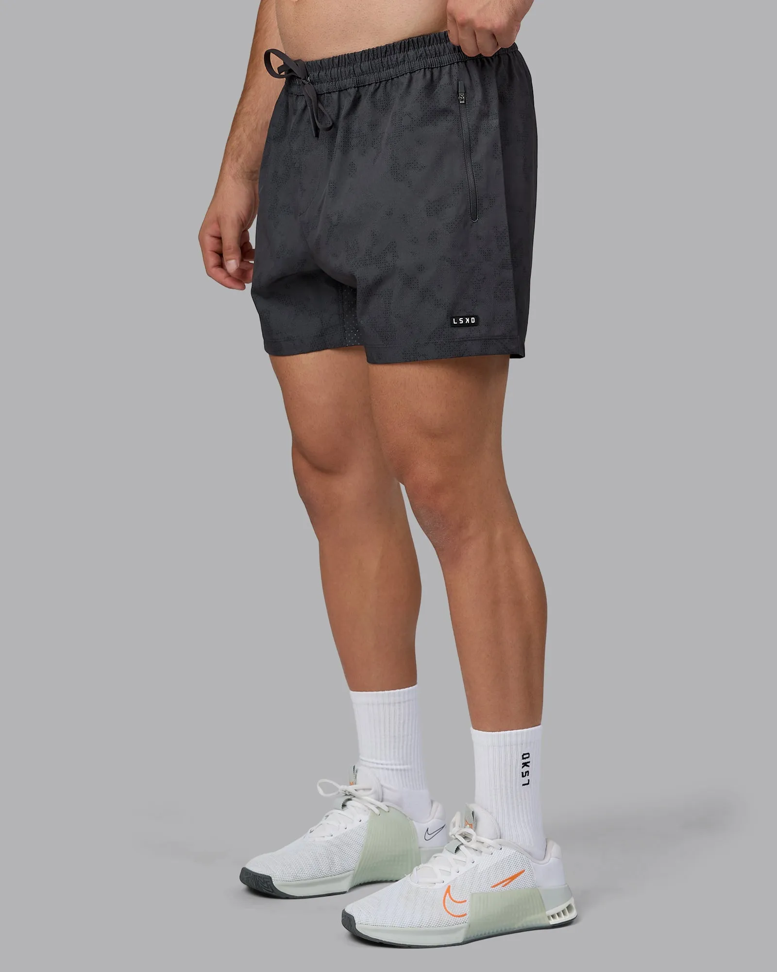 Rep 5" Performance Short - Digital Camo Pirate Black