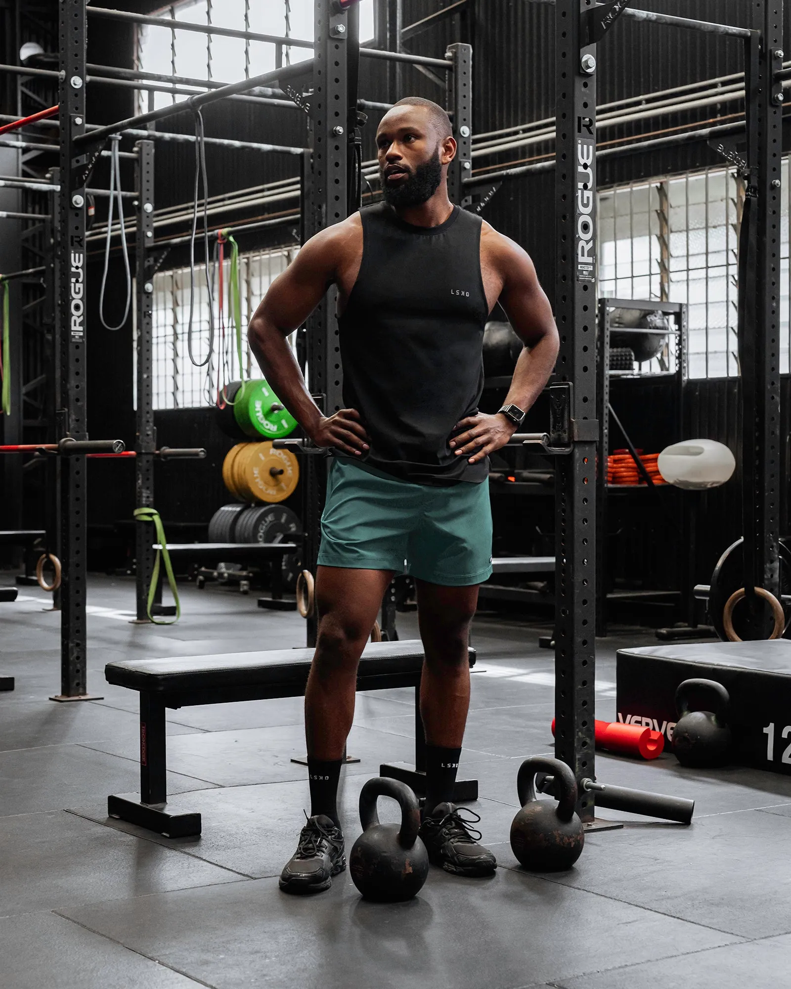 Rep 5" Performance Short - Sage Bush