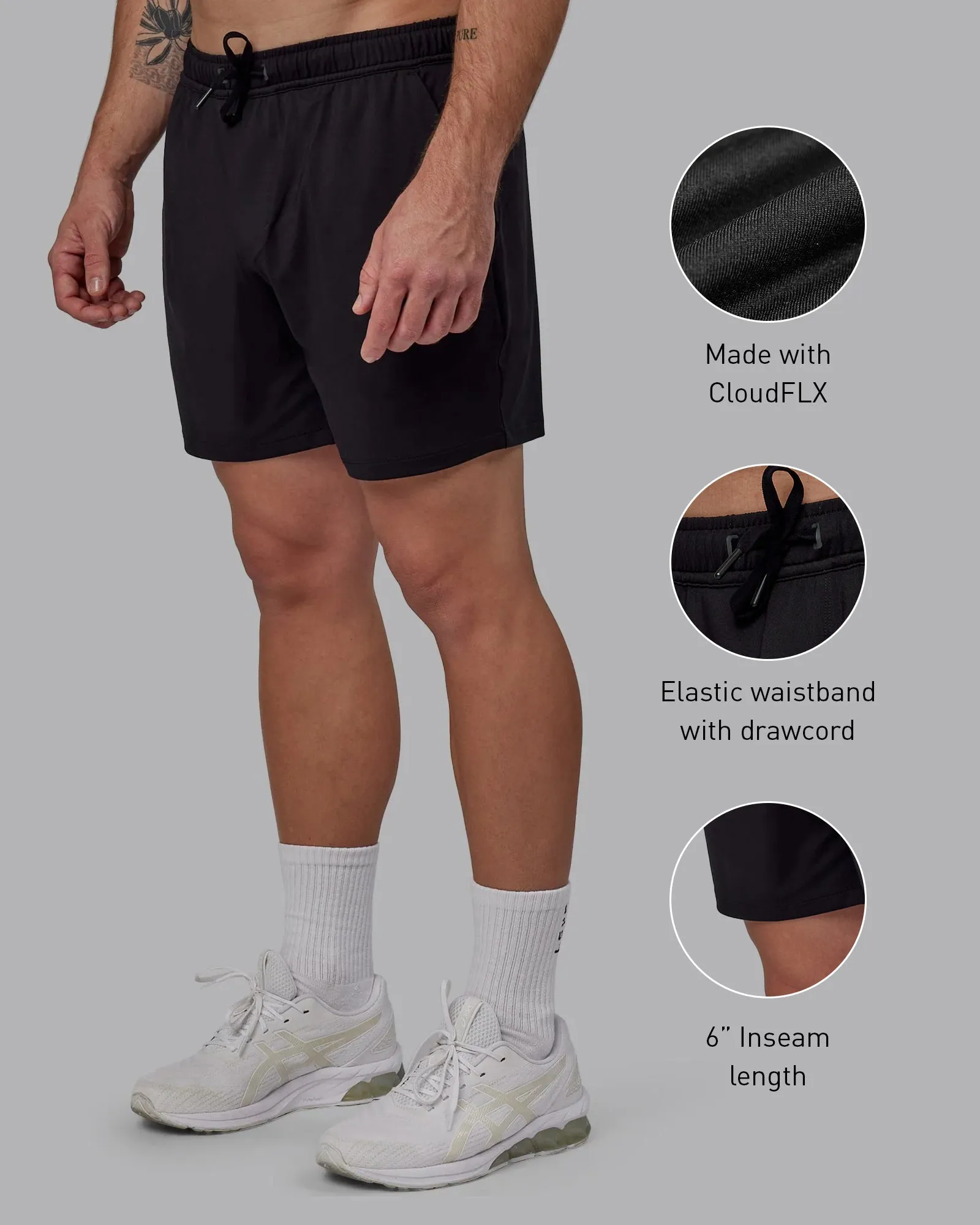 Restore CloudFLX 6" Short - Black