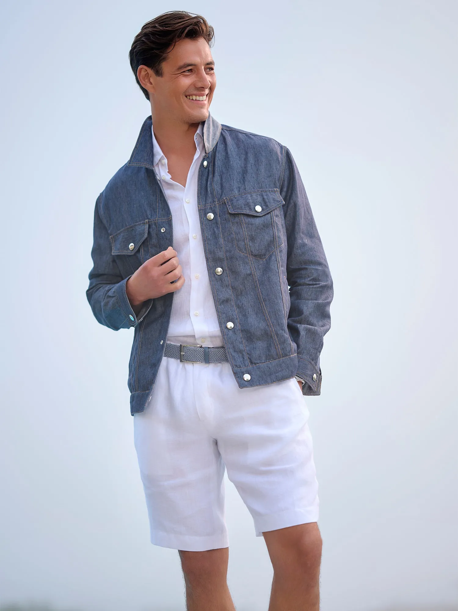 Reversible Linen Jacket