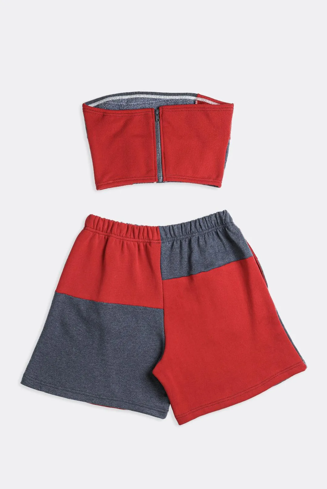 Rework Adidas Patchwork Sweatshorts Set - M Frankie