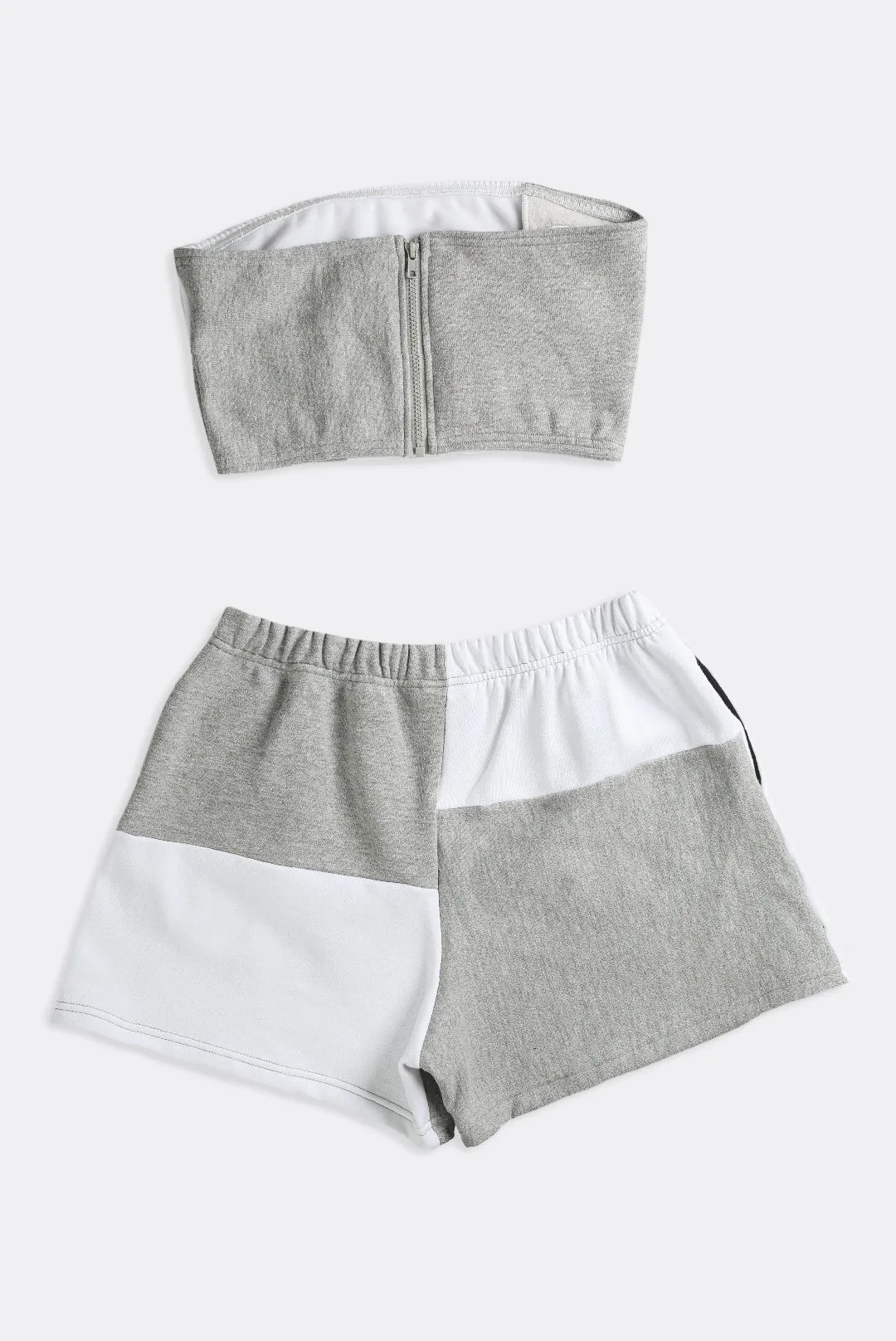 Rework Champion Patchwork Mini Sweatshorts Set - XS, S, M, L Frankie