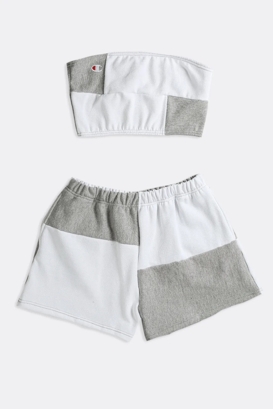 Rework Champion Patchwork Mini Sweatshorts Set - XS, S, M, L Frankie