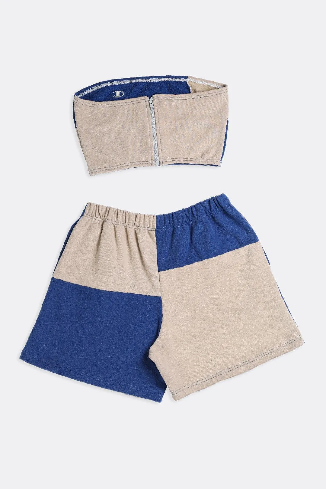 Rework Champion Patchwork Sweatshorts Set - L Frankie