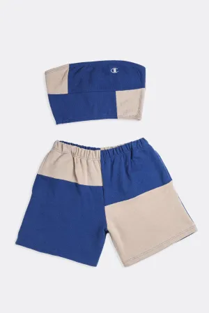 Rework Champion Patchwork Sweatshorts Set - L Frankie