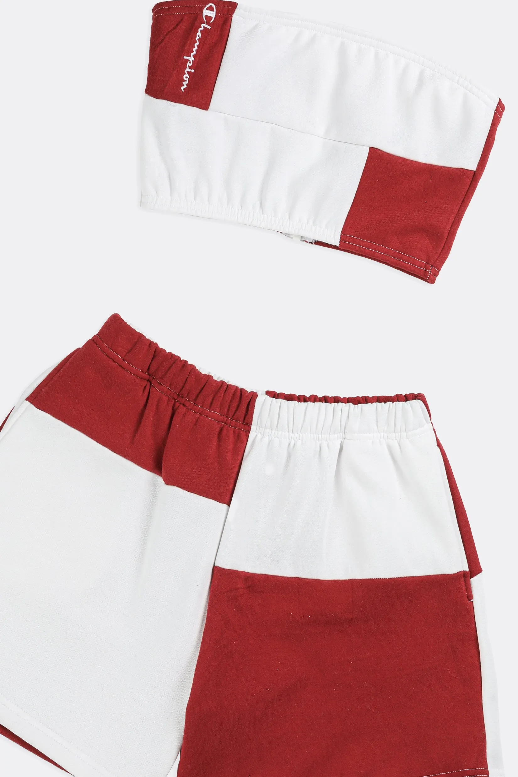 Rework Champion Patchwork Sweatshorts Set - S Frankie