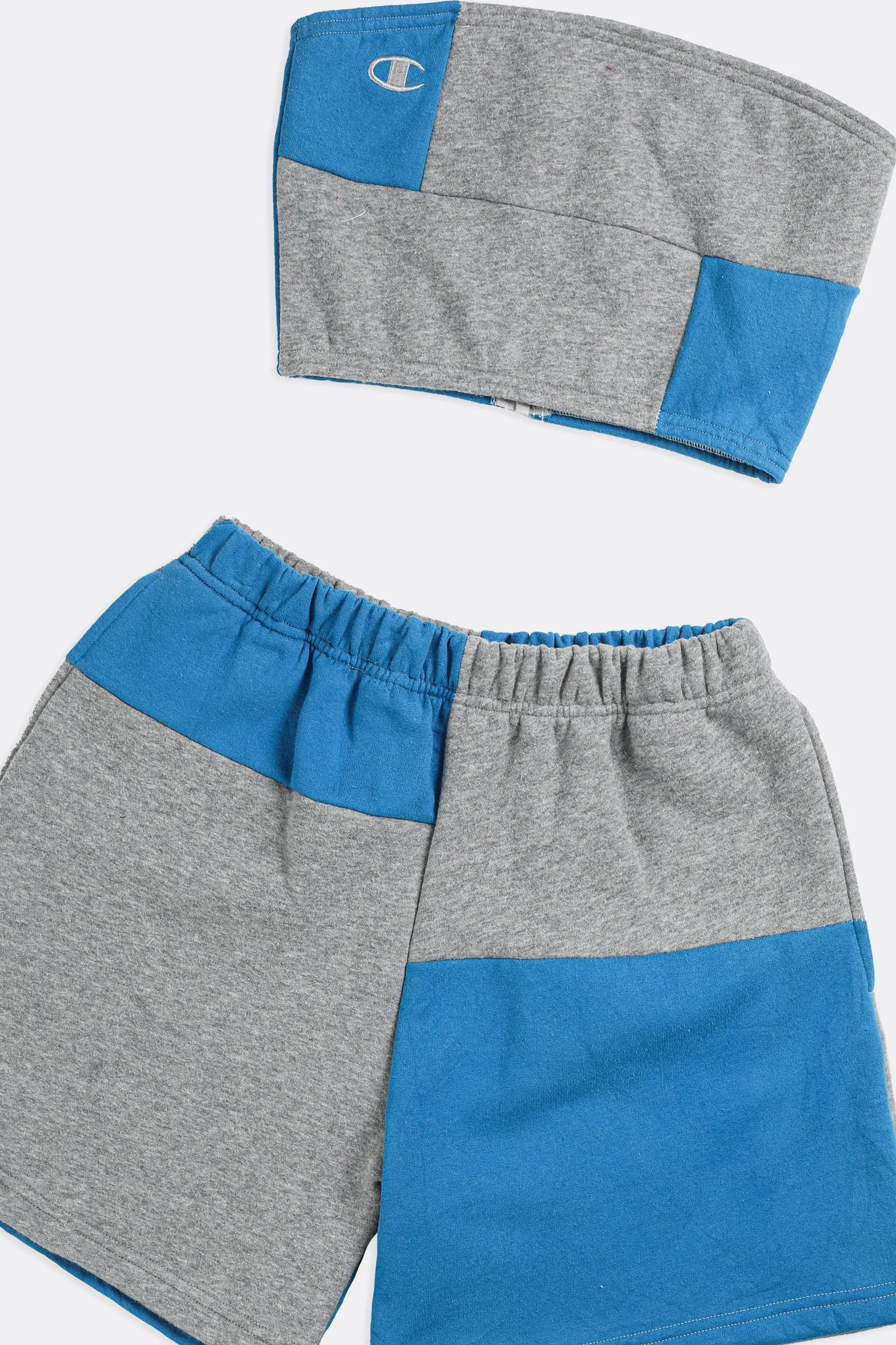 Rework Champion Patchwork Sweatshorts Set - S Frankie