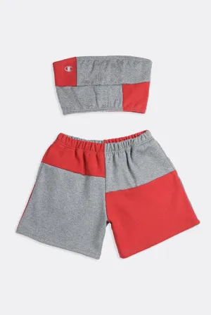 Rework Champion Patchwork Sweatshorts Set - XS, S, M, L Frankie