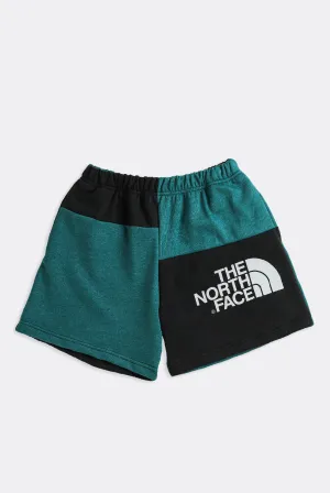 Rework North Face Patchwork Sweatshorts - S Frankie