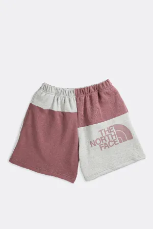 Rework North Face Patchwork Sweatshorts - S Frankie