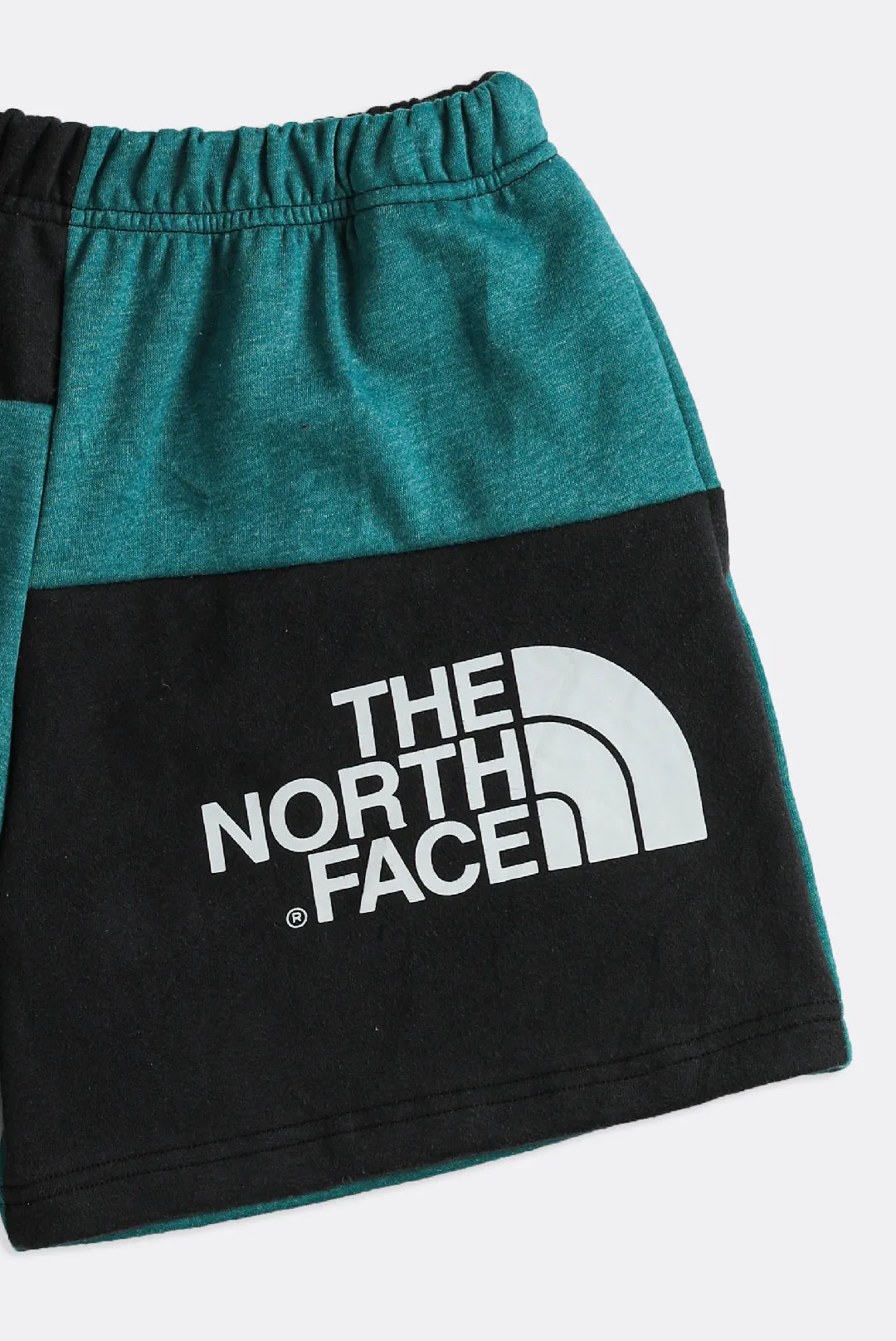 Rework North Face Patchwork Sweatshorts - S Frankie
