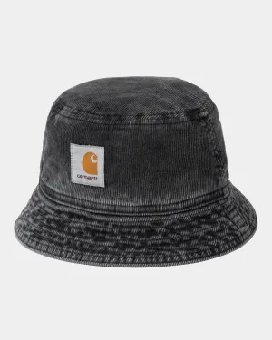 Reynold Corduroy Bucket Hat | Black (dusky washed) Carhartt WIP